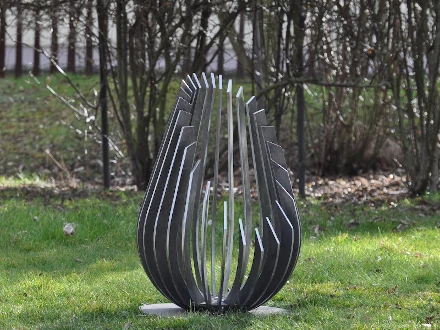 Design Feuerkorb 60 cm  "Ex Flammis 1"