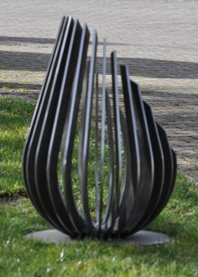 Design Feuerkorb 60 cm  "Ex Flammis 1"