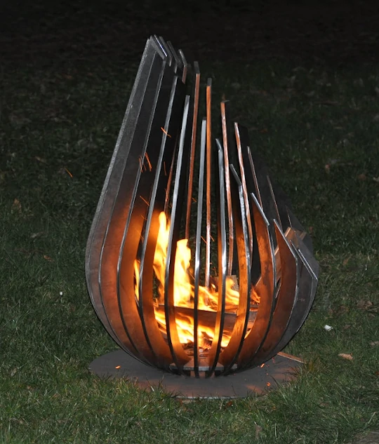 Design Feuerkorb 60 cm  "Ex Flammis 1"