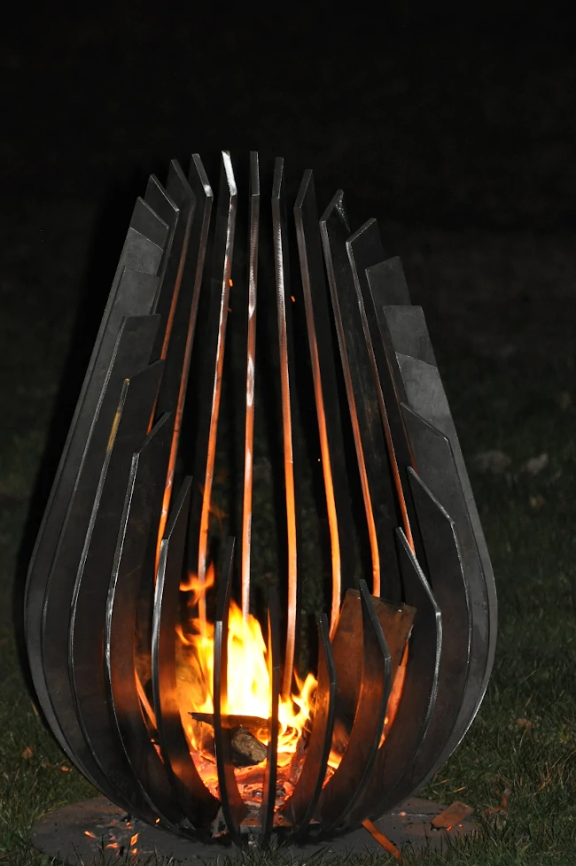 Design Feuerkorb 60 cm  "Ex Flammis 1"