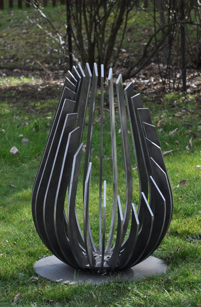 Design Feuerkorb 60 cm  "Ex Flammis 1"