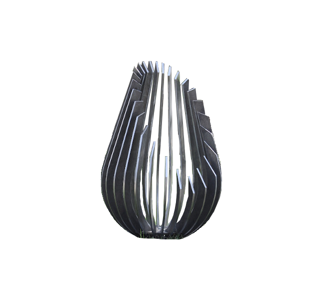 Design Feuerkorb 60 cm  "Ex Flammis 1"